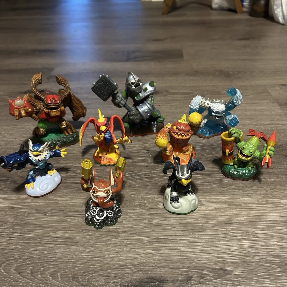 Activision Skylanders Character Figures Lot of 9 Mixed Lot